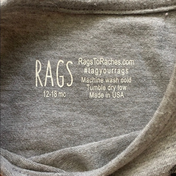 Rags to Raches Trinny tee size 12-18 Months - Picture 3 of 3